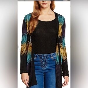 Missoni chevron stripe cardigan sweater